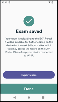 App export exam