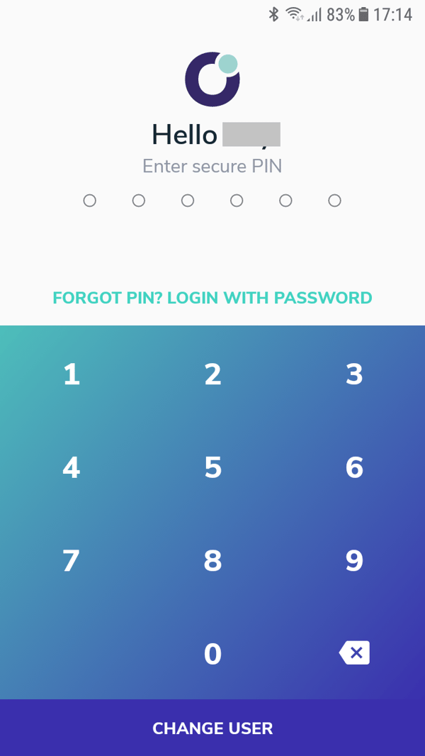EVA App (Plus) - Login to the EVA App with an existing user